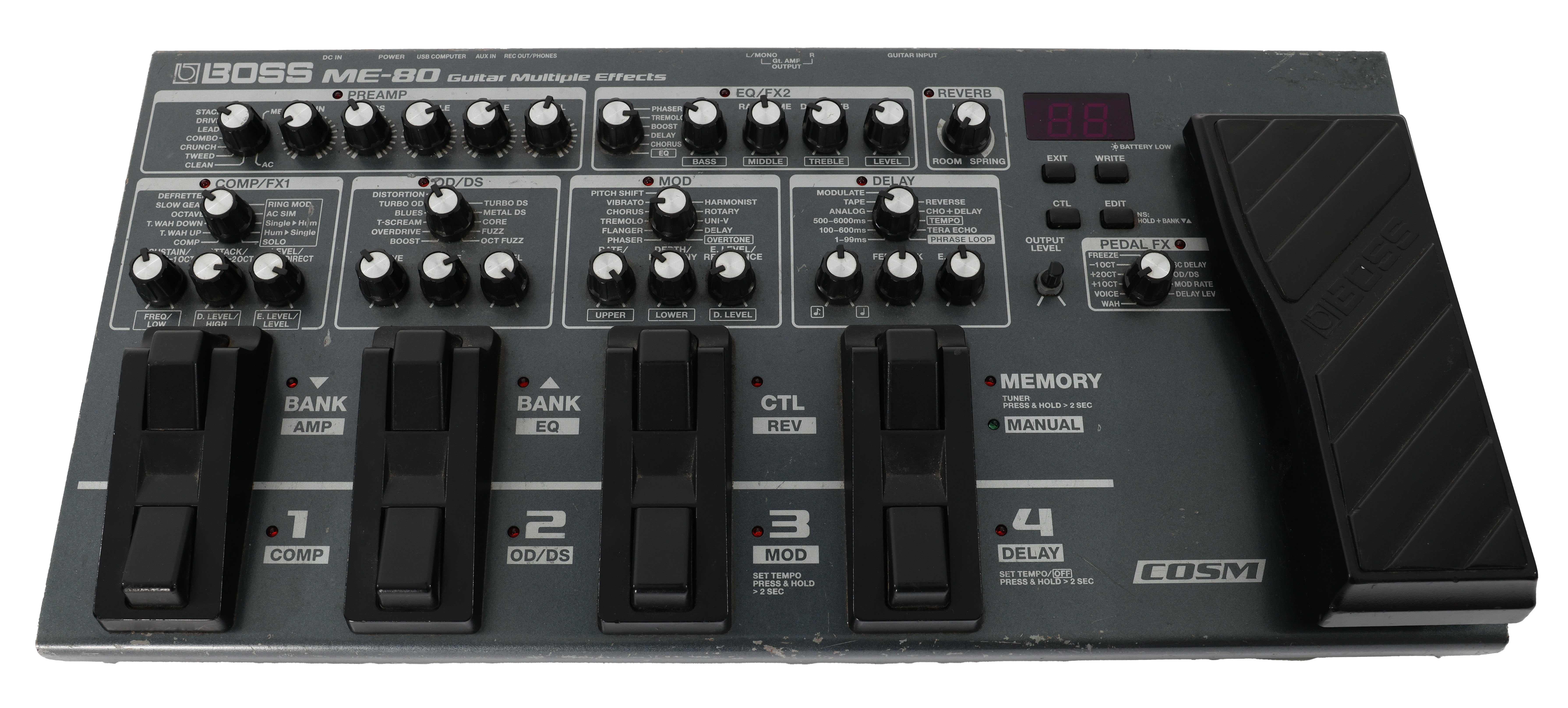 Second Hand Boss ME-80 Multi-FX Pedal 981